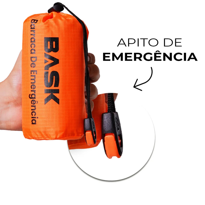 Manta Termica Kit de Emergência para Sobrevivência ao Ar Livre |Saco de Dormir Térmico SOS