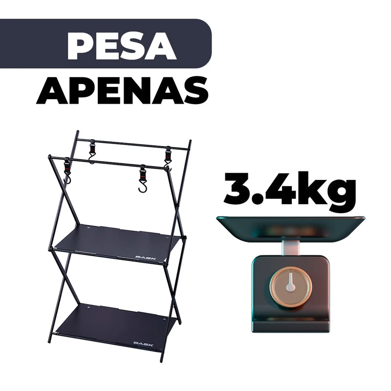 Mesa Dobrável Multifuncional BASK para Exterior