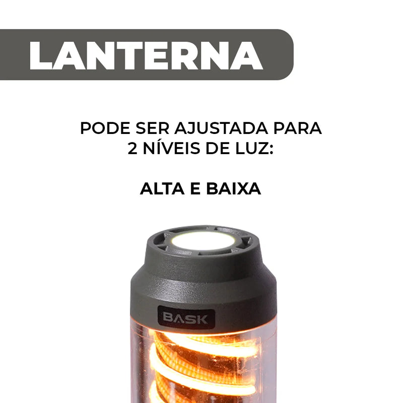 Luminária Portátil Multifuncional para Aventuras