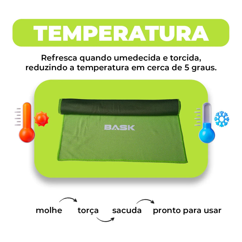 Toalha Esportiva Refrescante BASK para Conforto e Desempenho