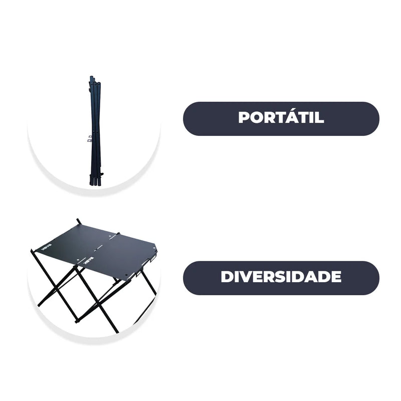 Mesa Dobrável Multifuncional BASK para Exterior