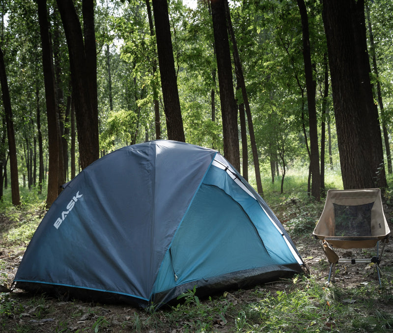 Barraca de Camping BASK PU1500 para 4 Pessoas - Leve e à Prova d'Água