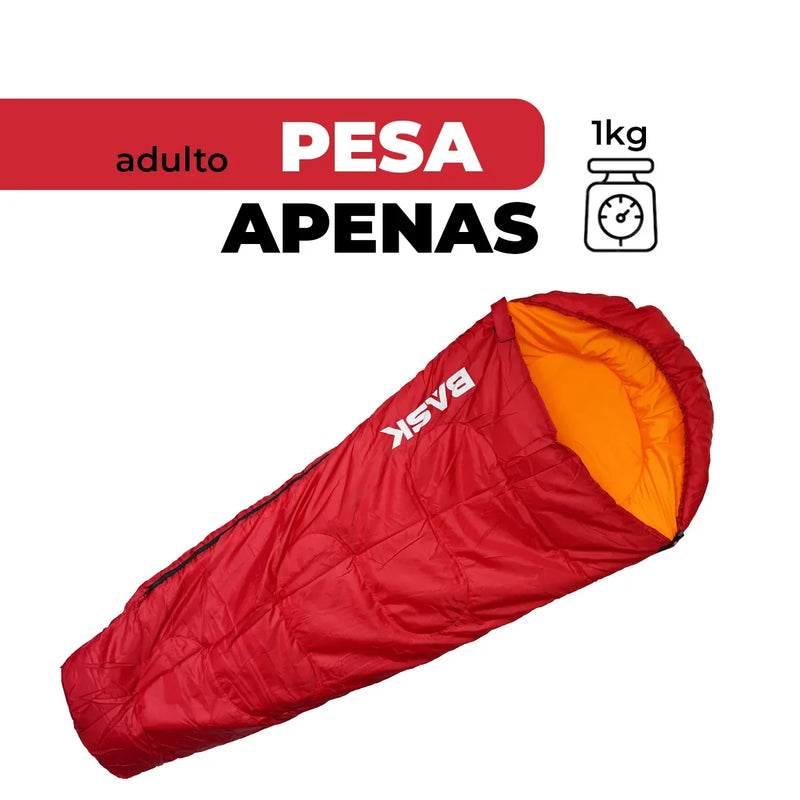 Saco de Dormir com Capuz BASK - Conforto Supremo para Aventureiros